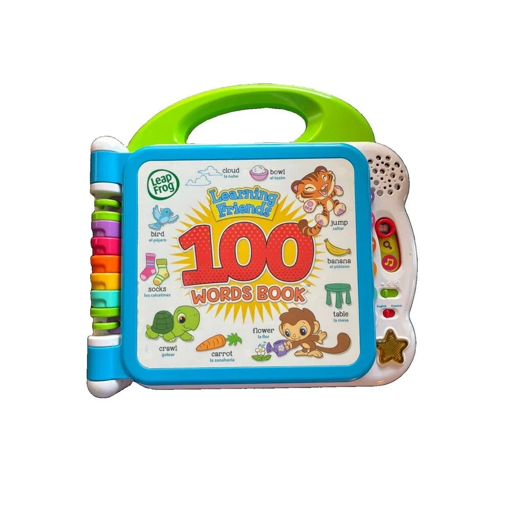 Leap Frog Learning Friends 100 Words Electronic Book English Spanish 2018